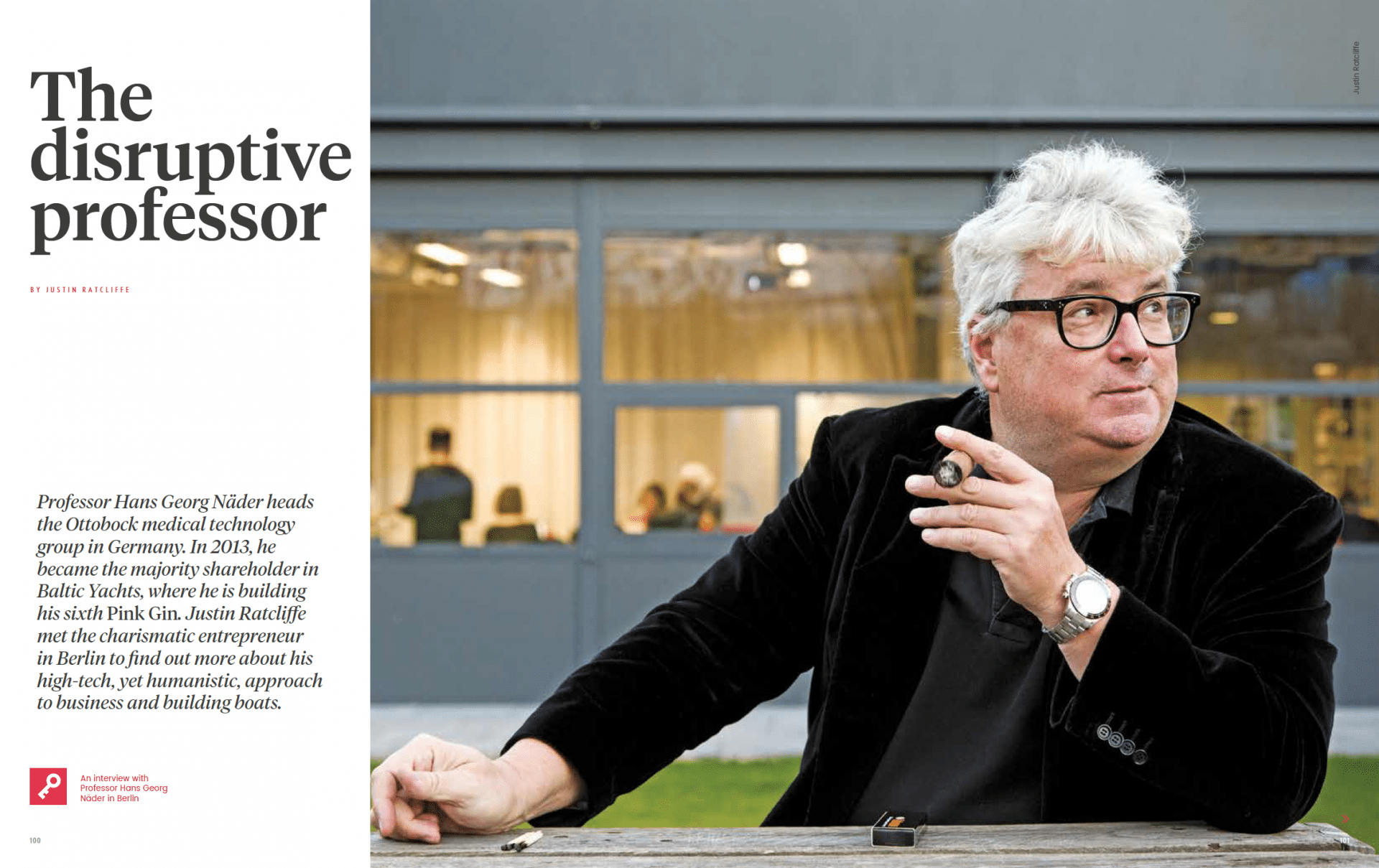 An interview with Professor Hans Georg Näder - Baltic Yachts