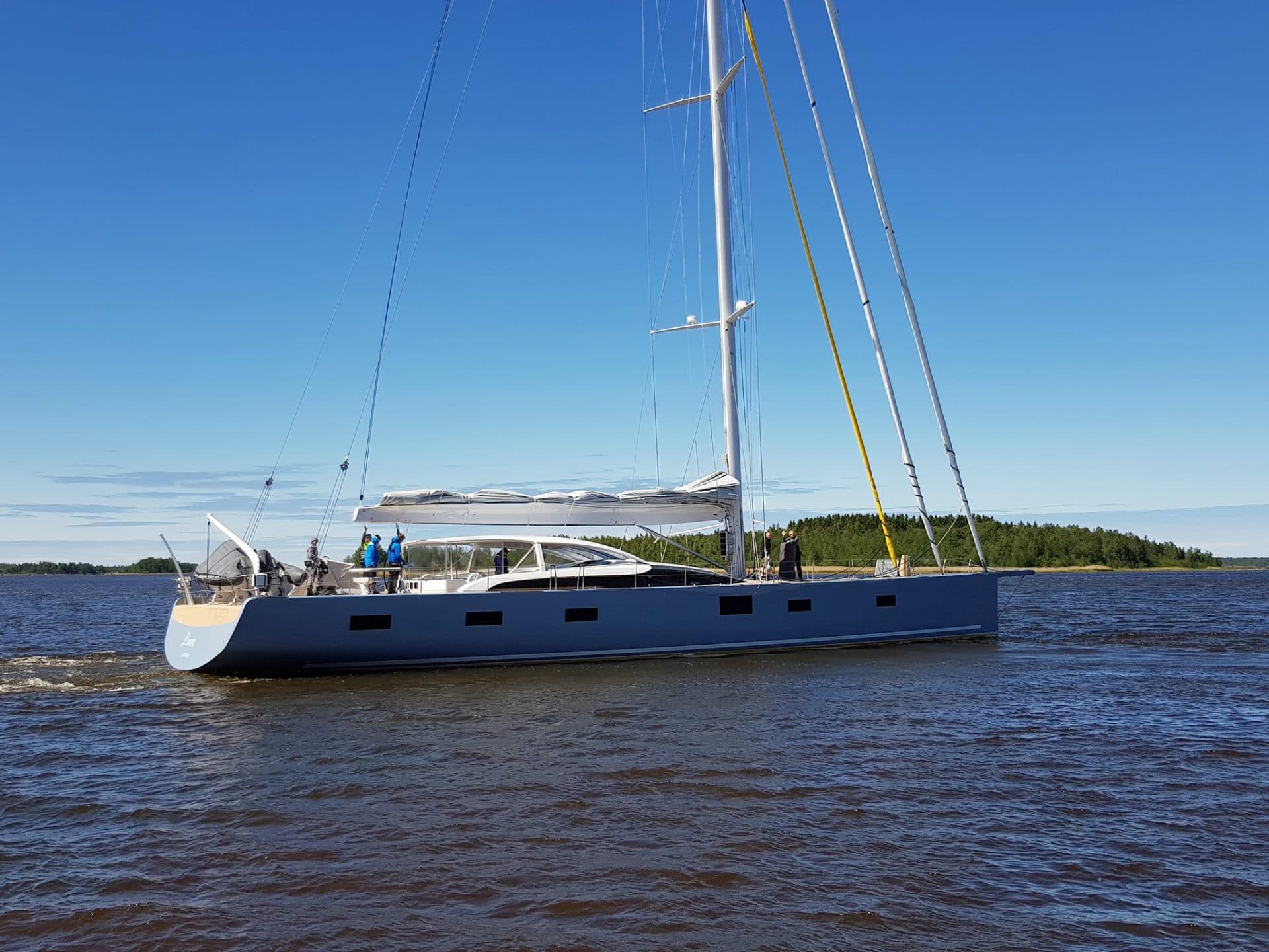 Baltic 112 Liara leaves Finland on global adventure Baltic Yachts