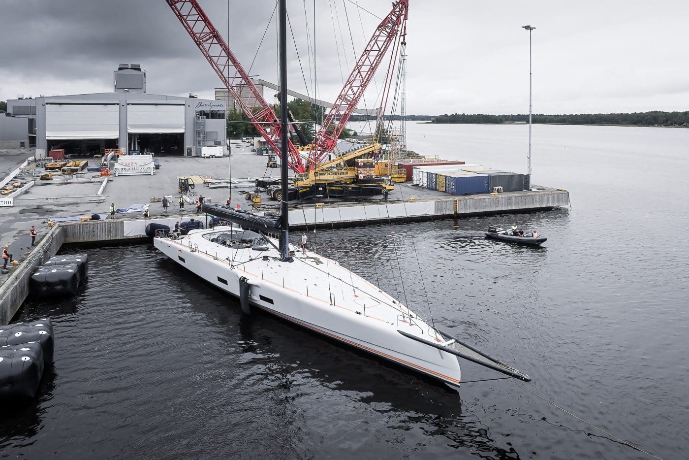 BALTIC 111 RAVEN OFFICIALLY LAUNCHED AHEAD OF FOILING TRIALS | Baltic ...